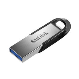 SanDisk Ultra Flair 64 GB USB 3.0 Negro, Plata